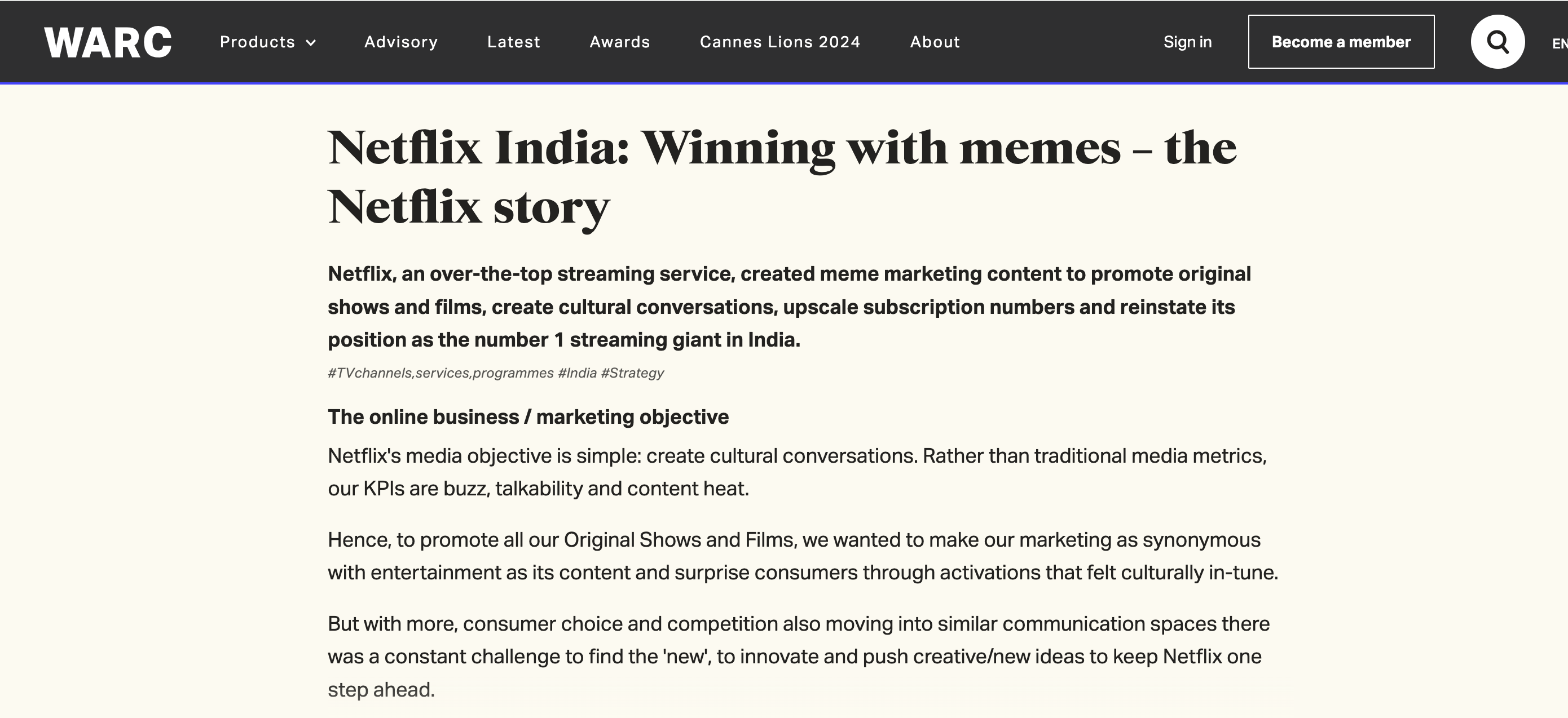 Netflix case study on meme marketing